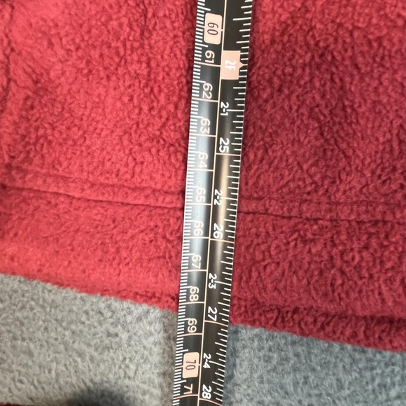 Columbia Fleece Jacket Womens Large Red Full Zip Soft Warm Outdoor Hiking - Picture 12 of 12